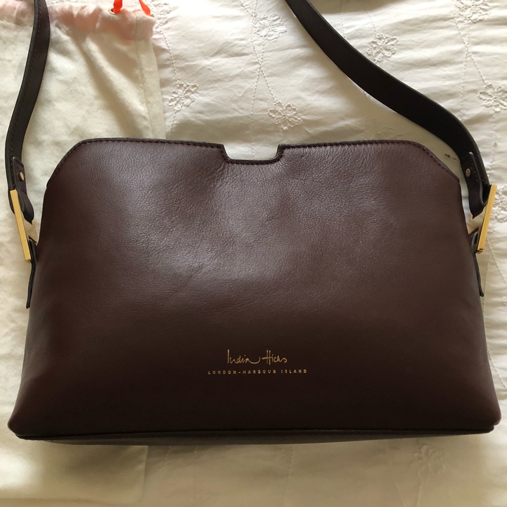 India Hicks Maddison May Cross Body Bag Burgundy